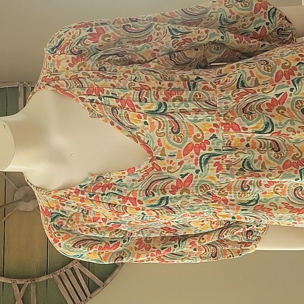 Marine Layer Scarlett paisley print mini dress - Picture 4 of 14